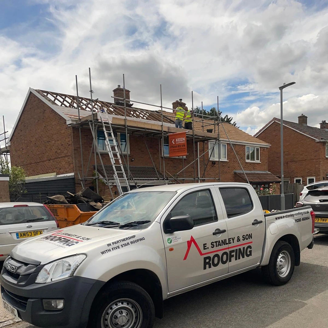 Roofing project completed by E Stanley & Son Roofing