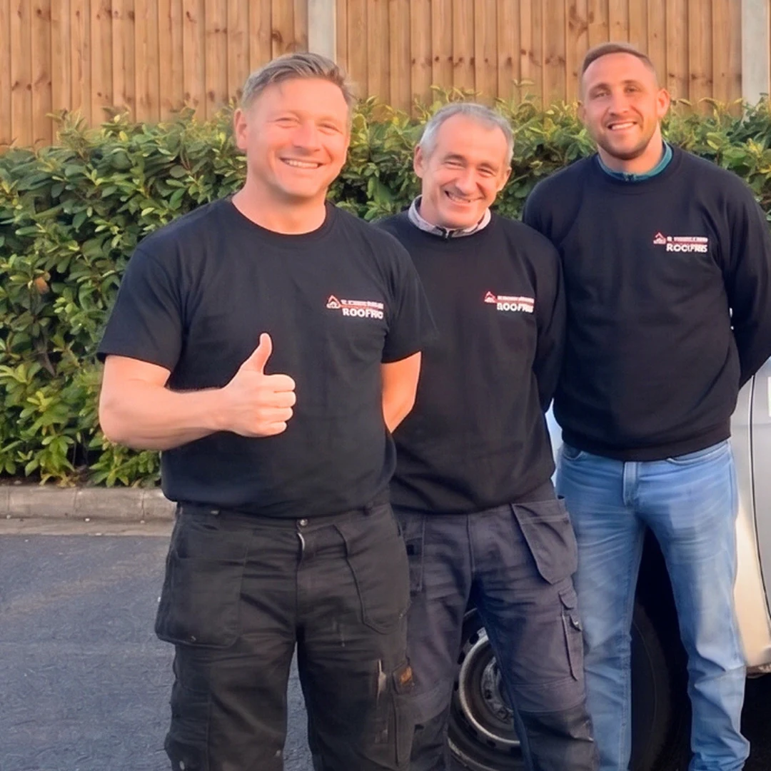 Owner Elias 'Stan' Stanley and the E Stanley & Son team with the company van